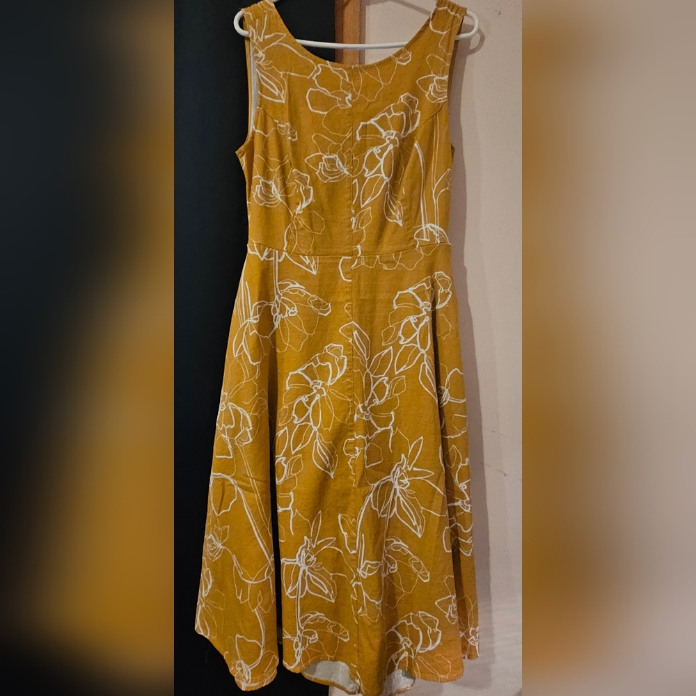 Eva Mendes Tie Back Dress